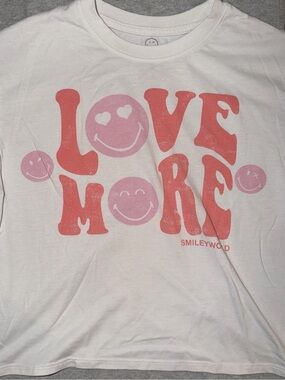 Smiley World LOVE MORE Graphic Tee